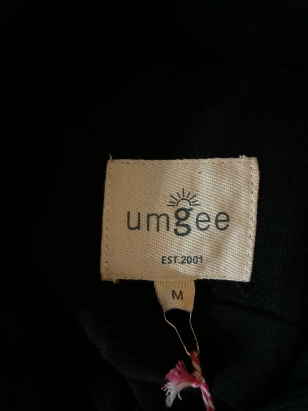 Umgee Black Long Sleeve Button Front Blouse - Picture 7 of 8